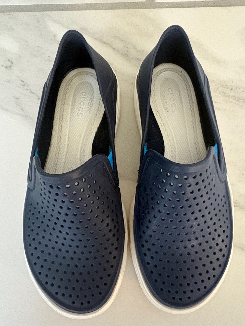 Crocs CitiLane Roka Kid's Slip On Navy Blue